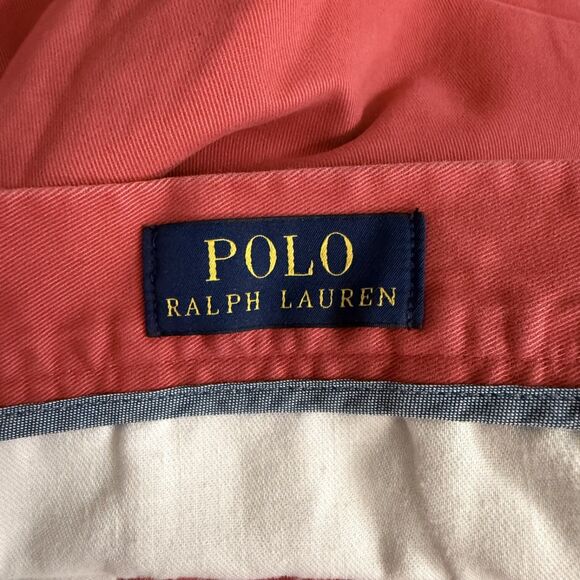 Polo Ralph Lauren Men's W33 Pink Classic Fit Cotton 9" Inseam Bermuda Shorts - Picture 3 of 6